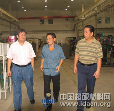 中國機床工具工業協會毛予鋒副秘書長一行到超硬材料分會調研考察