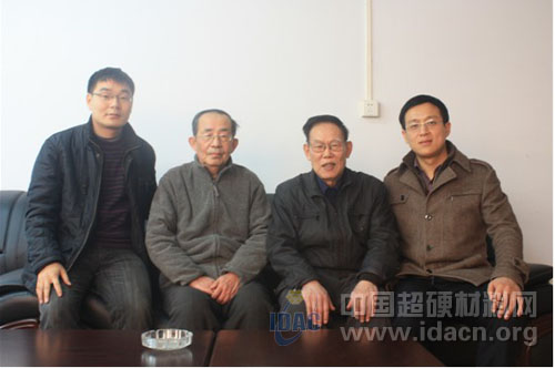 河南大學呂可文博士到中國超硬材料網調研