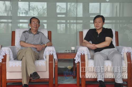 王光祖教授一行柘城走訪系列報道——走進惠豐金剛石有限公司