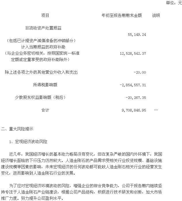 華晶：2013第一季度報告