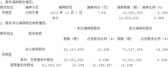 新大新：持股5%以上股東減持股份公告