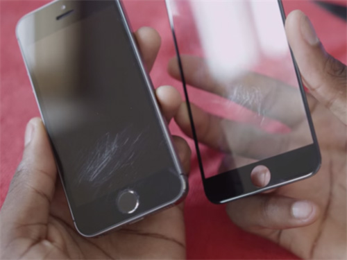 3M高強(qiáng)度砂紙對抗iPhone6藍(lán)寶石玻璃