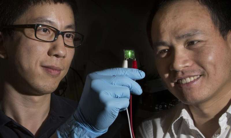 美研究人員采用鈣鈦礦制備LED成本更低、亮度更高
