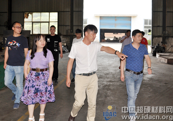 超硬協會及網站走訪河南德申機械設備有限公司