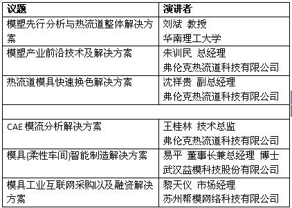 智造未來 華南模具產業創新峰會9月20日隆重舉行