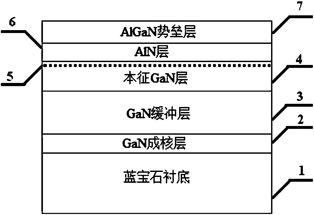 一種金剛石熱沉襯底GaNHEMTs制備方法