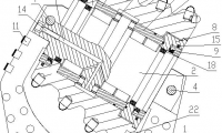 具有實時監測刀具轉速功能的豎井鉆機刀具
