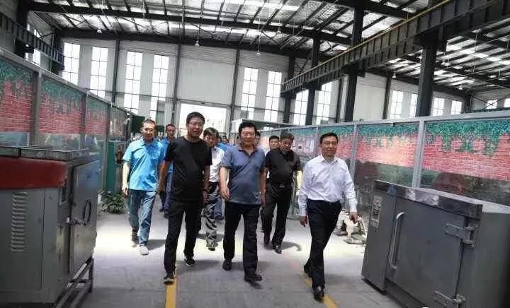 鄭州華晶金剛石股份有限公司董事長郭留希到柘城縣參觀考察
