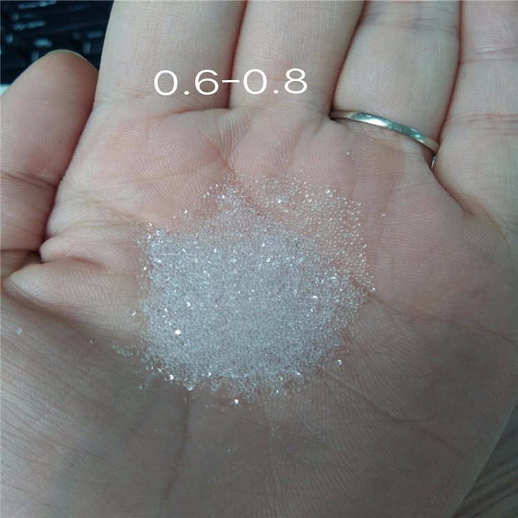 （鄭州玻璃珠工廠) 毛絨玩具填充玻璃珠 玻璃球 透明玻璃珠