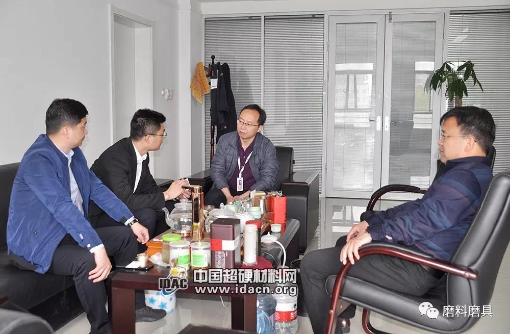 中國超硬材料網(wǎng)總經(jīng)理石超、DT新材料CEO張立生一行調(diào)研豫星微鉆