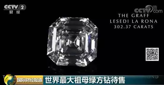 302.37克拉！“世界最大頂級方鉆”待售