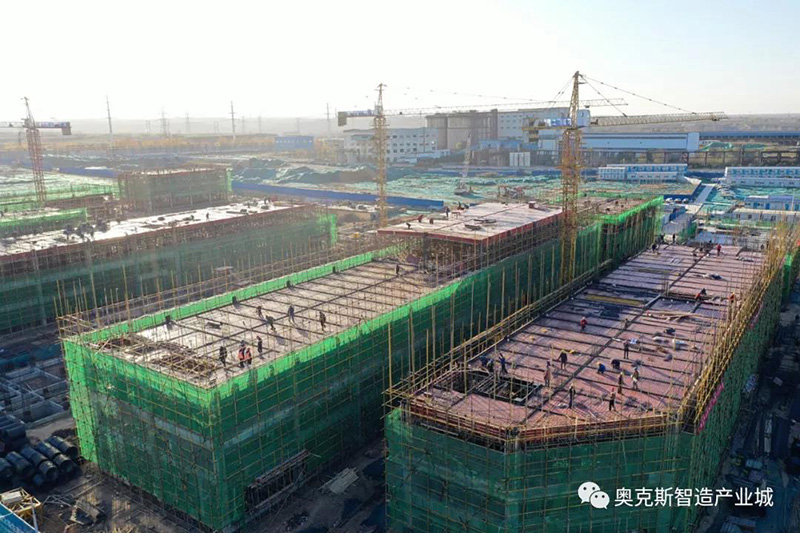 【工程播報(bào)】搶天氣搶進(jìn)度，多層廠房一層結(jié)構(gòu)即將全面完成