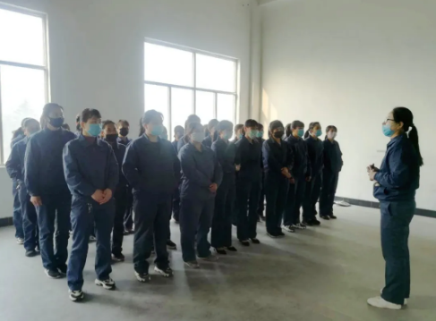 黃河旋風選型廠舉行第一季度看料比賽