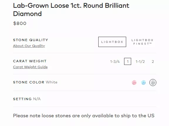 5000塊就能買到一顆戴比爾斯1克拉鉆石？Lightbox發(fā)布裸鉆系列