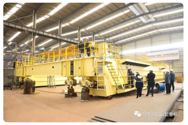 河南礦山承制梅鋼160噸冶金鑄造橋式起重機通過專家A檢