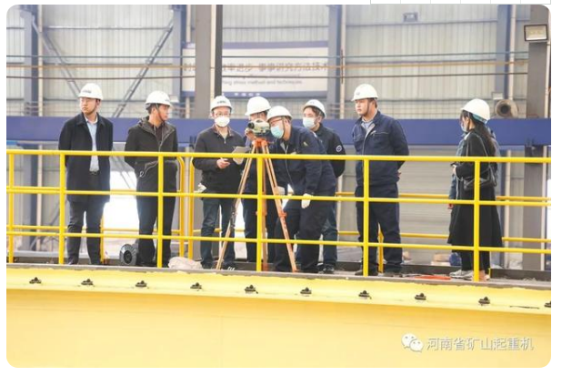 河南礦山承制梅鋼160噸冶金鑄造橋式起重機通過專家A檢
