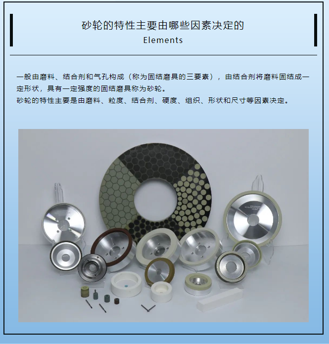 砂輪的特性主要由哪些因素決定的