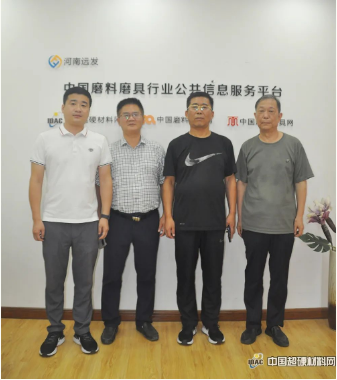 湖南富櫳新材董事長鄭日升到訪中國超硬材料網