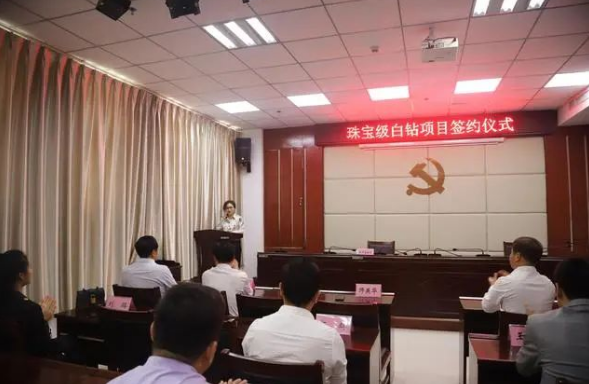 投資超10億！戴曼鉆石珠寶級白鉆項目簽約落戶禹州高新區
