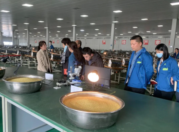 鄭州大學(xué)吳養(yǎng)潔院士團(tuán)隊一行到華晶公司考察調(diào)研