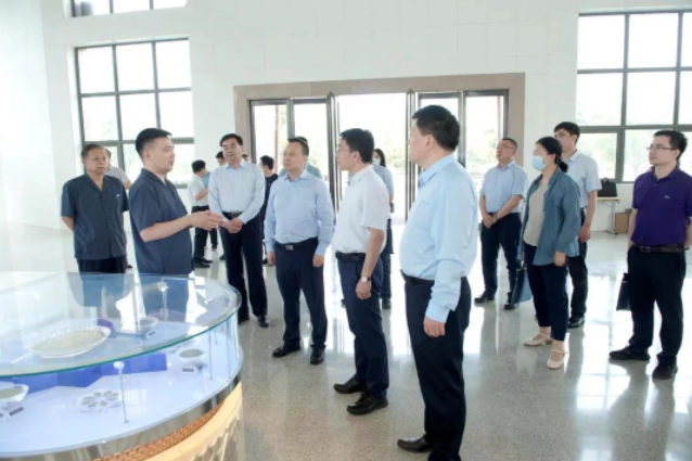 工信部原材料工業司司長陳克龍一行來豫調研超硬材料產業發展情況