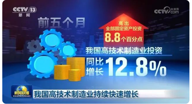 我國高技術(shù)制造業(yè)持續(xù)快速增長