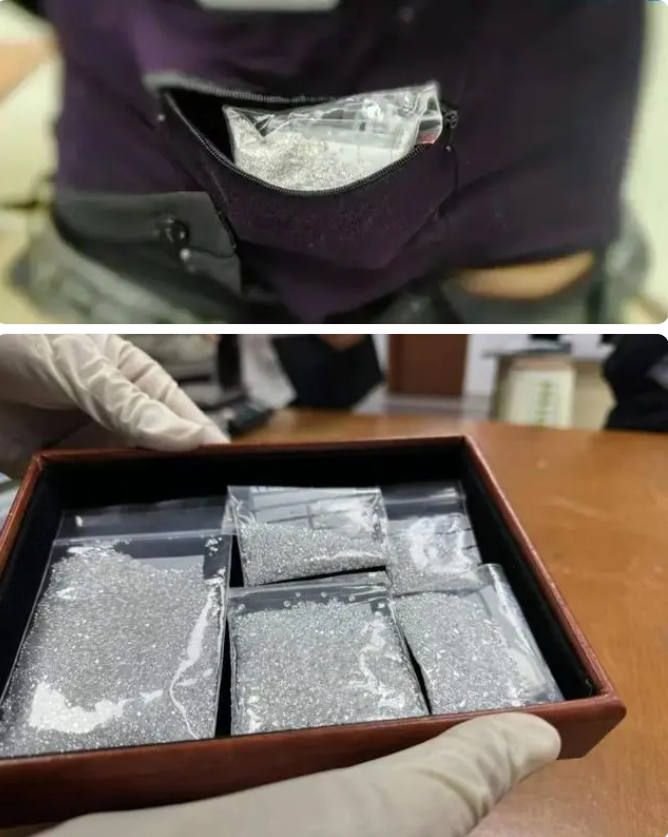 羅湖海關查獲價值25萬元非法走私的培育鉆石