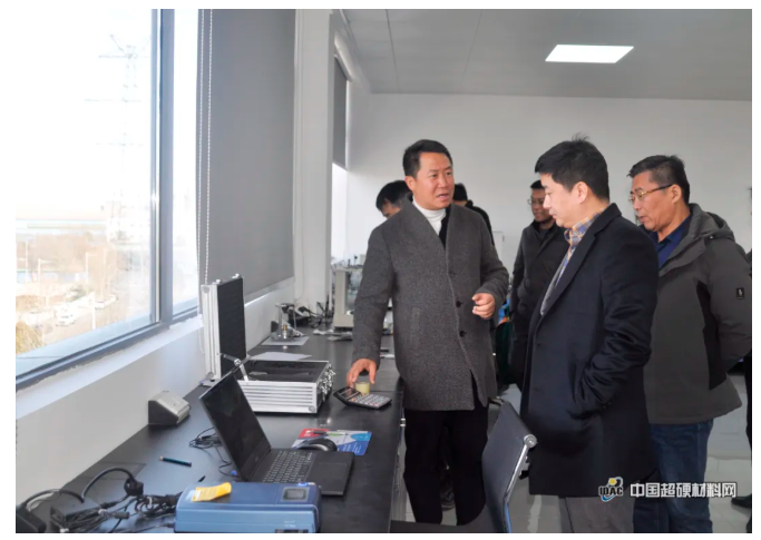 中國超硬材料網總經理石超一行走訪鄭州沃德超硬